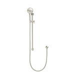 Load image into Gallery viewer, Round Three Function Hand Shower on Rail Column - PVD Brushed Nickel