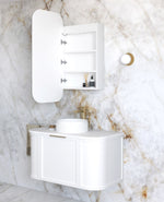Load image into Gallery viewer, LED Newport White Shaving Cabinet