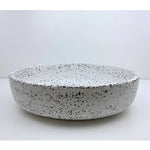 Load image into Gallery viewer, 460*350*125 Oval Above Counter Basin Helia Petite - White Terrazzo (Black Aggregate)