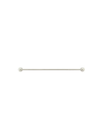 Load image into Gallery viewer, Round Single Towel Rail 600mm - Brushed Nickel