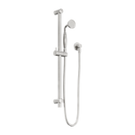 Load image into Gallery viewer, YORK SHOWER RAIL WITH METAL HAND SHOWER BRUSHED NICKEL