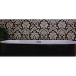 Load image into Gallery viewer, BelBagno Sapphire black acrylic free standing bath