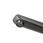 Load image into Gallery viewer, RUSHY Series Square Brushed Gun Metal Grey Wall Mixer with Spout