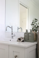 Load image into Gallery viewer, YORK BASIN MIXER HOOK SPOUT WITH WHITE PORCELAIN LEVER CHROME