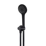 Load image into Gallery viewer, Round Hand Shower on Swivel Bracket - Matte Black