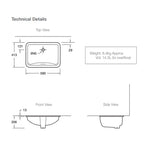 Load image into Gallery viewer, Ladena Undercounter Basin 590 x 413mm