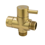 Load image into Gallery viewer, Brushed Brass Bidet Diverter
