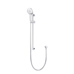 Load image into Gallery viewer, Round Three Function Hand Shower on Rail Column - Polished Chrome