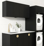 Load image into Gallery viewer, Laundry Kit 1960C Marlo Black with Natural Carrara Marble Top