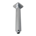 Load image into Gallery viewer, Square Brushed Nickel Ceiling Shower Arm 200mm