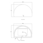 Load image into Gallery viewer, LED Moonlight Archie 800(H)x1200(W) Frameless Tuffi Mirror