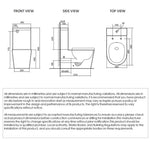 Load image into Gallery viewer, Alzano Rimless Toilet Suite Thick Seat / R&T Cistern