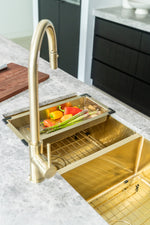 Load image into Gallery viewer, Lavello Protection Grid for MKSP-S450450 - PVD Brushed Bronze Gold