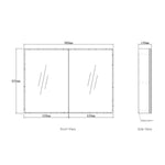 Load image into Gallery viewer, LED Moonglight Shaving Cabinet