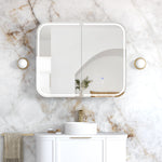 Load image into Gallery viewer, LED Newport White Shaving Cabinet