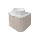 Load image into Gallery viewer, Agena Fluted Wood Grain Wall Hung Vanities Coastal Oak