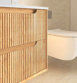 Load image into Gallery viewer, Byron Fluted with Stone Top