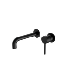Load image into Gallery viewer, DOLCE WALL BASIN/BATH MIXER SEPARATE BACK PLATE MATTE BLACK