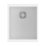 Load image into Gallery viewer, White Carysil Enigma N100N Granite Single Bowl Stone Kitchen Sink 370*460*200mm