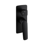 Load image into Gallery viewer, AU Series Square Black Wall Mixer with Diverter