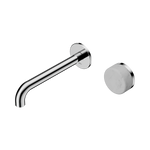Load image into Gallery viewer, Serenity Progressive Wall Basin Mixer 185mm Spout With Carrara Handle Chrome