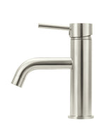 Load image into Gallery viewer, Round Basin Mixer Curved - PVD Brushed Nickel