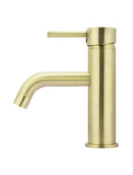 Load image into Gallery viewer, Round Basin Mixer Curved - PVD Tiger Bronze