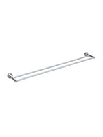 Load image into Gallery viewer, Round Double Towel Rail 900mm - Polished Chrome