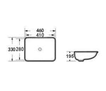 Load image into Gallery viewer, Undermount Square 460x330x175 Basin