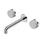 Load image into Gallery viewer, Serenity Wall Basin Set 185mm Spout With Carrara Handle Chrome