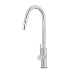 Load image into Gallery viewer, Round Pinless Gooseneck Kitchen Mixer Tap - Polished Chrome