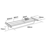 Load image into Gallery viewer, Brushed Nickel Shower Shelf