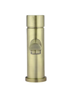 Load image into Gallery viewer, Round Pinless Basin Mixer - PVD Tiger Bronze