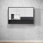 Load image into Gallery viewer, Marlo Matte Black Shaving Cabinet