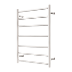 Load image into Gallery viewer, MECCA 240V 7 BAR HEATED TOWEL LADDER BRUSHED NICKEL