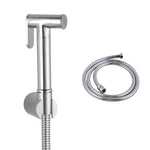 Load image into Gallery viewer, Round Chrome Brass Toilet Bidet Spray Kit with Stainless Steel Hose