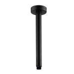 Load image into Gallery viewer, Round Black Ceiling Shower Arm 200mm