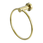Load image into Gallery viewer, MECCA HAND TOWEL RING BRUSHED GOLD