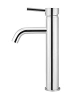 Load image into Gallery viewer, Round Tall Curved Basin Mixer - Polished Chrome