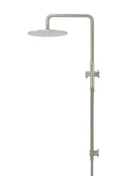 Load image into Gallery viewer, Round Combination Shower Rail, 300mm Rose, Single Function Hand Shower - Brushed Nickel