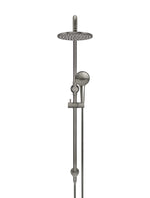 Load image into Gallery viewer, Round Combination Shower Rail 200mm Rose, Three Function Hand Shower - Shadow