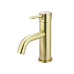 Load image into Gallery viewer, Round Basin Mixer Curved - PVD Tiger Bronze