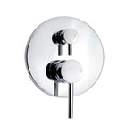 Load image into Gallery viewer, LUCID PIN Series Round Chrome Wall Mixer with Diverter(color up)