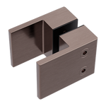 Load image into Gallery viewer, SQUARE SHOWER KNOB HANDLE BRUSHED BRONZE