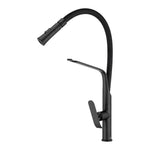 Load image into Gallery viewer, Black 2 Watter Patterns Pull-out Kitchen Mixer