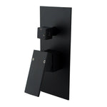 Load image into Gallery viewer, Blaze Series Black Wall Mixer with Diverter(Long Cover Plate)