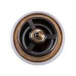 Load image into Gallery viewer, 40mm Mushroom Black Brass Bathtub Pop Up Waste without Overflow