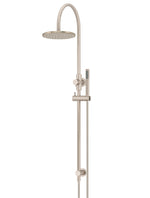 Load image into Gallery viewer, 200mm Round Overhead Shower Set, Single Function Hand Shower - Champagne
