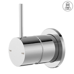 Load image into Gallery viewer, MECCA SHOWER MIXER 60MM HANDLE UP PLATE CHROME