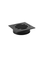 Load image into Gallery viewer, Square Floor Grate Shower Drain 80mm outlet - Matte Black